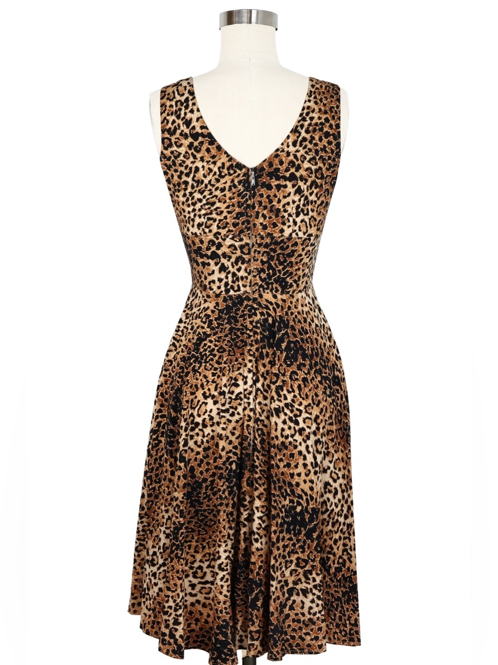 Trashy Diva Leopard Norma Jean Sleeveless Fit-and-Flare Dress - Picture 3 of 10